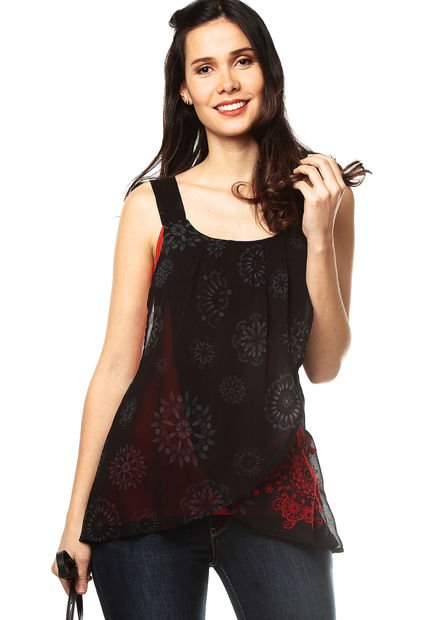 Blusa Negra Desigual - Compra Ahora | Dafiti Colombia