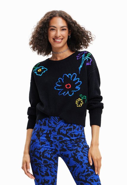 Saco Negro-Multicolor Desigual