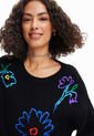 Saco Negro-Multicolor Desigual de Desigual