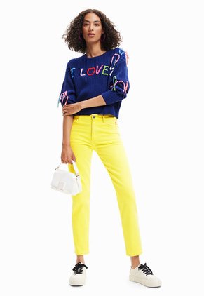 Saco Azul-Multicolor Desigual Love Me