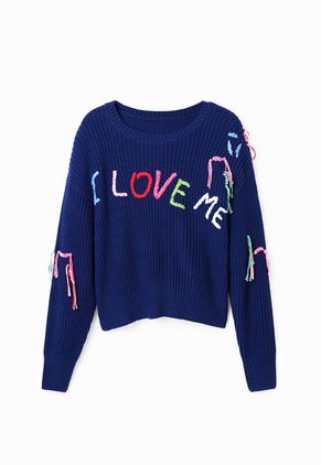 Saco Azul-Multicolor Desigual Love Me