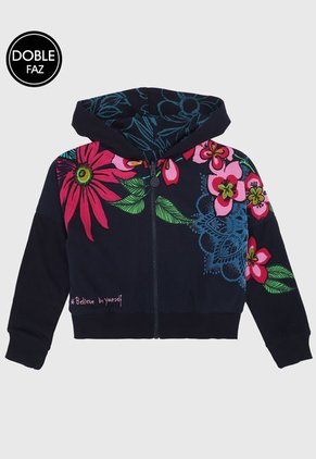 Chaqueta Doble Faz Azul-Multicolor Desigual KIDS