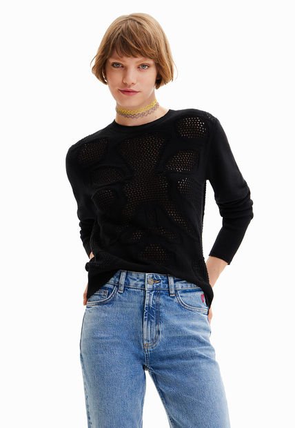 Saco Negro Desigual
