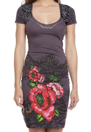 Vestido Negro Desigual