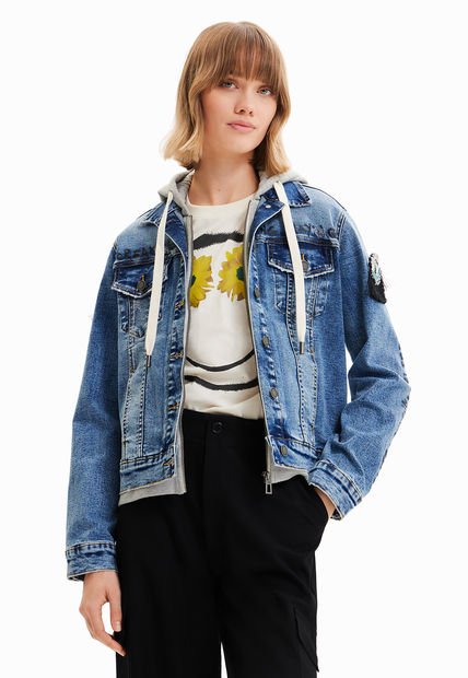 Chaqueta Denim Azul Claro Desigual