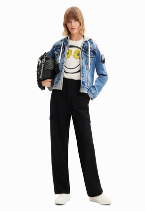 Chaqueta Denim Azul Claro Desigual