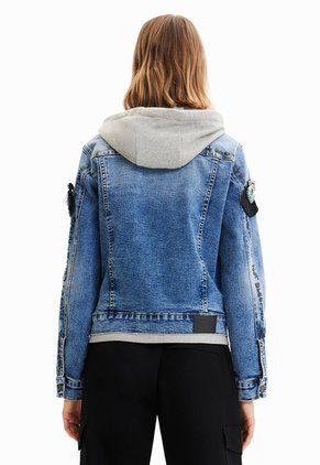 Chaqueta Denim Azul Claro Desigual
