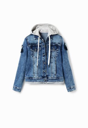 Chaqueta Denim Azul Claro Desigual