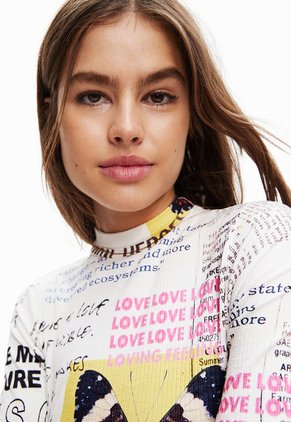 Vestido Blanco-Multicolor Desigual