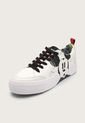 Tenis Lifestyle Blanco-Negro-Rojo Desigual Mickey Mouse de Desigual
