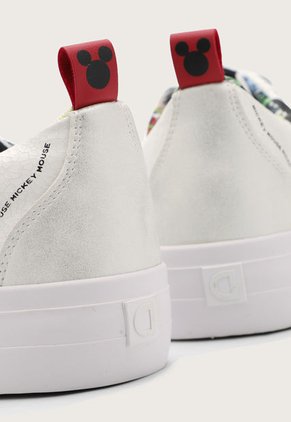 Tenis Lifestyle Blanco-Negro-Rojo Desigual Mickey Mouse