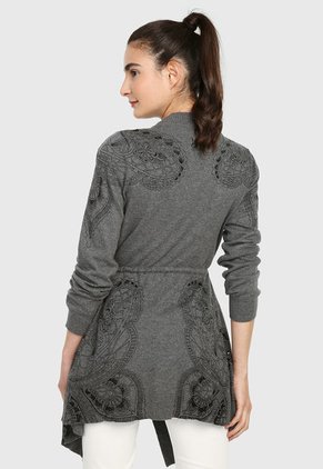 Cárdigan Gris-Negro Desigual