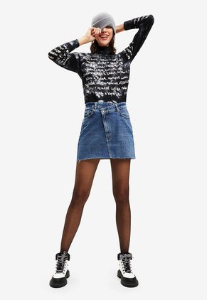 Saco Azul-Beige Desigual