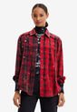 Camisa Rojo-Negro Desigual de Desigual