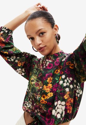 Blusa Negro-Multicolor Desigual