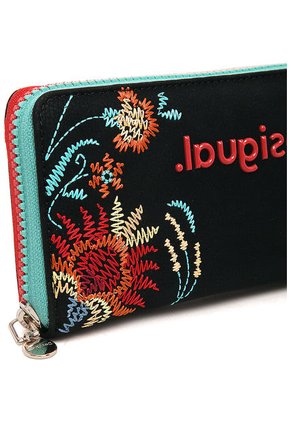 Billetera Negra-Multicolor Desigual