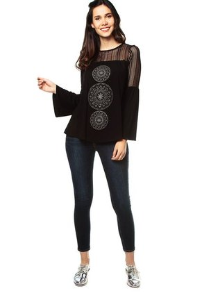 Blusa Negra Desigual