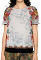 Blusa Blanco-Multicolor Desigual de Desigual