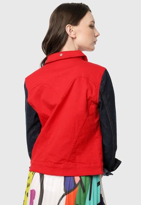 Chaqueta Rojo-azul-Blanco Desigual