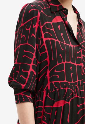Vestido Negro-Rojo Desigual