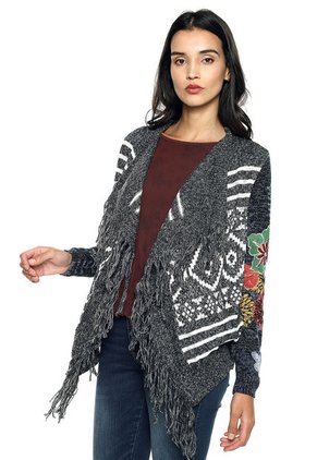 Saco Gris-Blanco Desigual