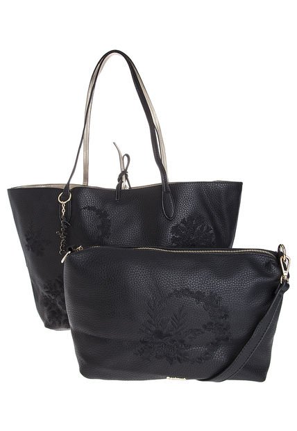 Bolso Negro Desigual