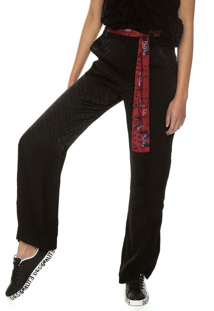 Pantalón Negro Desigual - Compra Ahora | Dafiti Colombia