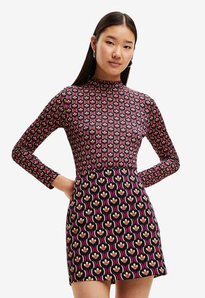 Body Negro-Fucsia-Naranja Desigual