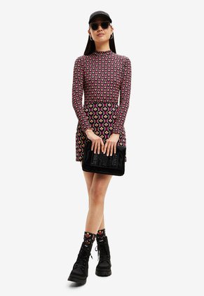 Body Negro-Fucsia-Naranja Desigual