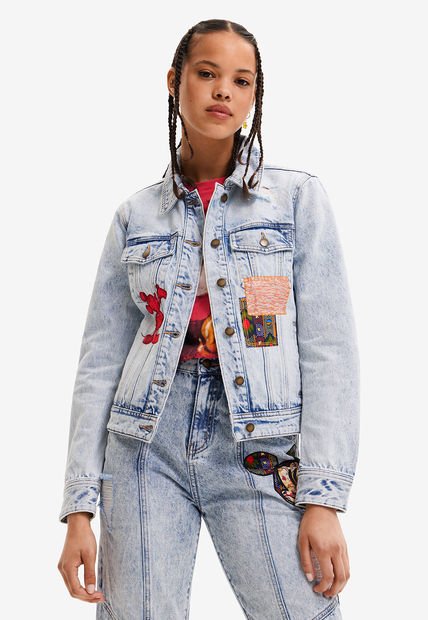 Chaqueta Azul-Multicolor Desigual
