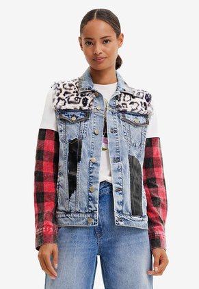 Chaleco Azul Multicolor Desigual