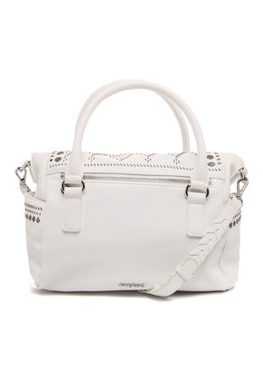 Bolso Blanco-Plateado Desigual