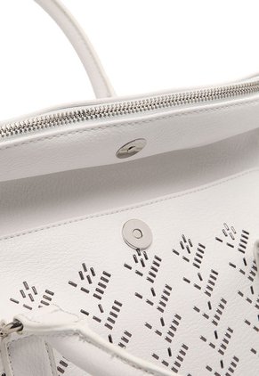 Bolso Blanco-Plateado Desigual