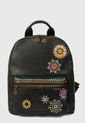 Morral  Marrón-Multicolor Desigual de Desigual