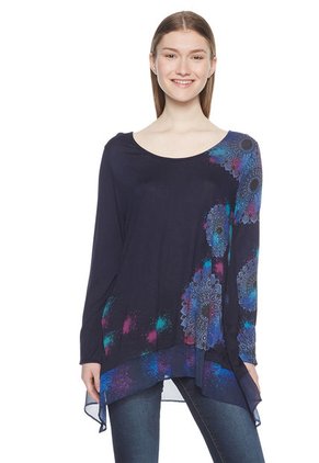 Blusa Azul Desigual