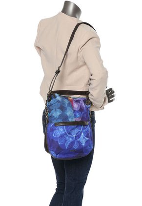 Bolso Azul-Negro Desigual