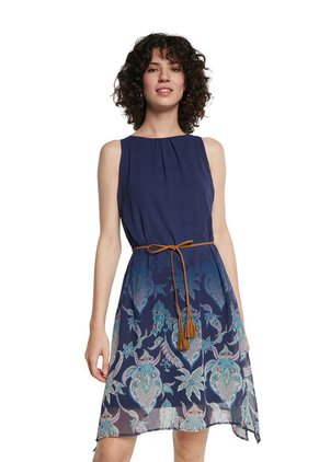 Vestido Azul-Multicolor Desigual