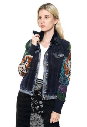 Chaqueta Azul-Multicolor Desigual