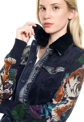 Chaqueta Azul-Multicolor Desigual