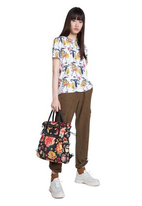 Morral Negro-Multicolor Desigual