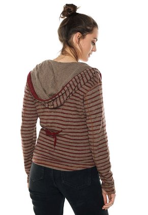 Chaqueta Café-Vinotinto Desigual