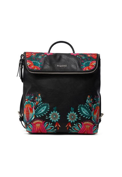 Morral  Negro-Multicolor Desigual