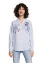 Camisa Azul-Multicolor Desigual de Desigual