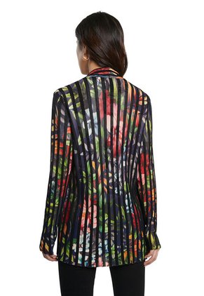 Cardigan Azul Oscuro-Multicolor Desigual