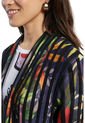 Cardigan Azul Oscuro-Multicolor Desigual de Desigual