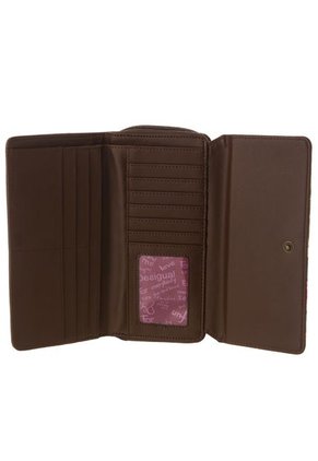 Billetera Desigual Flores Multicolor-Café