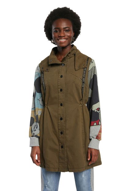 Chaqueta Verde Oliva-Multicolor Desigual - Compra Ahora | Dafiti Colombia