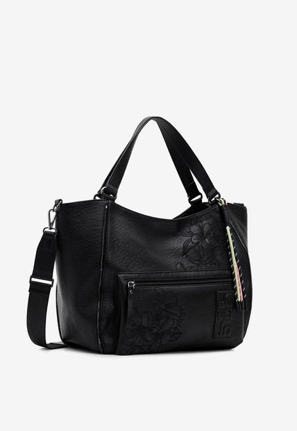 Bolso negro desigual new arrivals