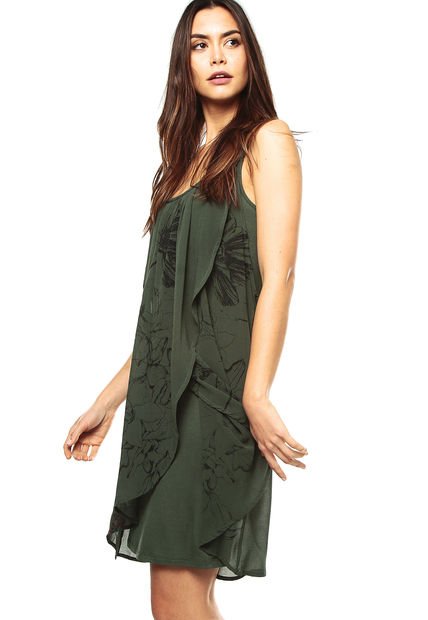 Vestido Verde Desigual