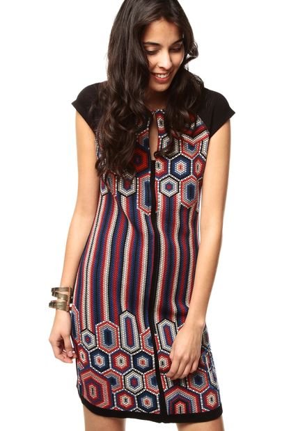 Vestido Negro Desigual